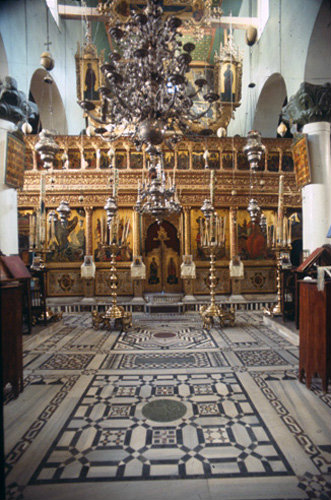Egypt, Mount Sinai, St Catherines Monastery, interior of Church of The Transfiguration