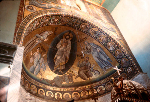 Egypt, Mount Sinai, Monastery of St Catherine,  mosaic of the Transfiguration 549-64