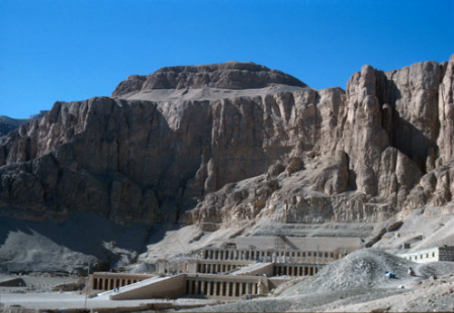 Egypt, Thebes, eighteenth dynasty temple of Hatshepsut
