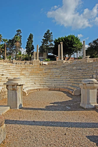 Egypt, Alexandria, Kom al-Dikka, fourth century Roman amphitheatre