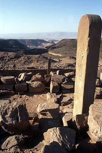 Egypt, Sinai, Serabit al-Khadim, temple of Hathor, general view