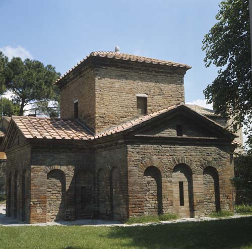 Mausoleum of Empress Galla Placidia, 440AD, Ravenna, Italy