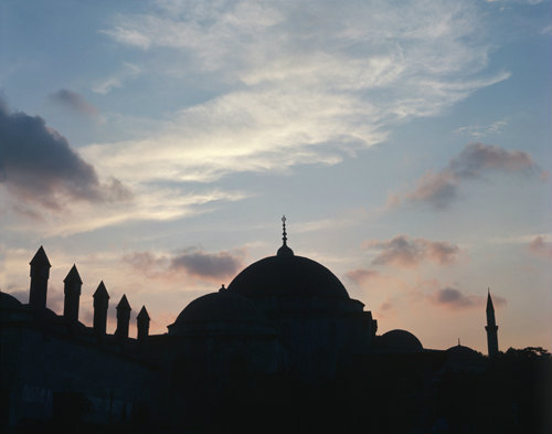 Turkey Istanbul Madrasah of the Sultan Ahmet or Blue Mosque
