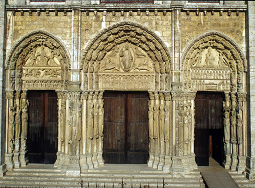 Chartres Cathedral, Royal Portal, 1145-55