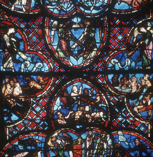 Last Judgement, thirteenth century, Bourges Cathedral, France