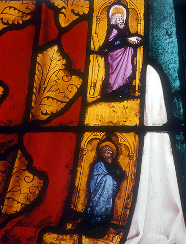 Detail of two apostles on Gabriel