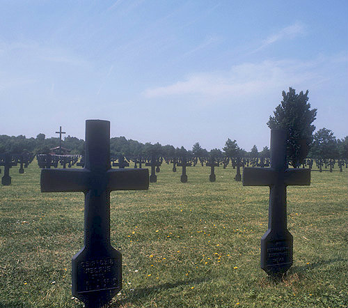 German War Cemetery containing 12,000  graves, Malmaison, near Laon, France