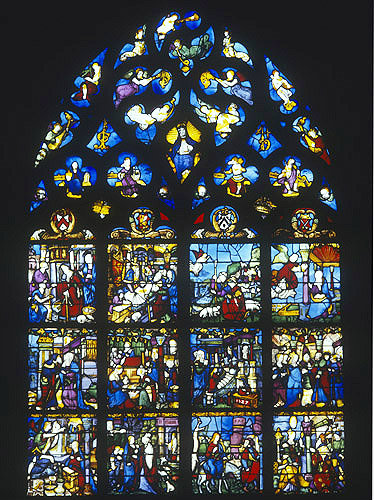 The Life of the Virgin, Notre Dame, Chalons-en-Champagne, formerly Chalons-sur-Marne, France, 16th century stained glass