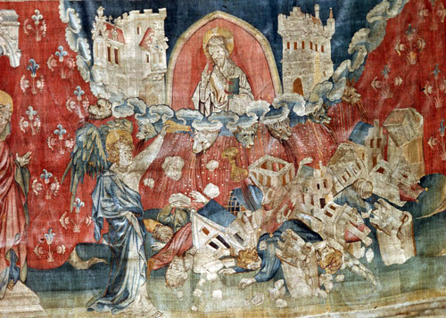 Babylon was not forgotten, Angers Apocalypse tapestry, 1377-82, commissioned by Louis I duc d