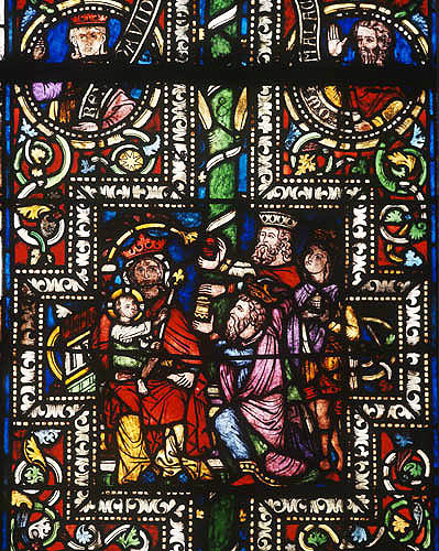 Magi, Nativity, Bible window, Three Kings Chapel, Cologne Cathedral, Germany