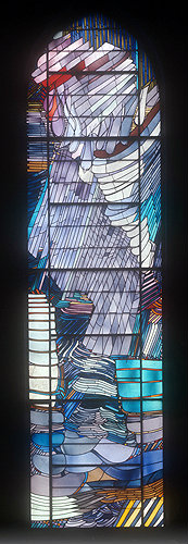 Window by George Meistermann, Marienkirche, Cologne, Germany