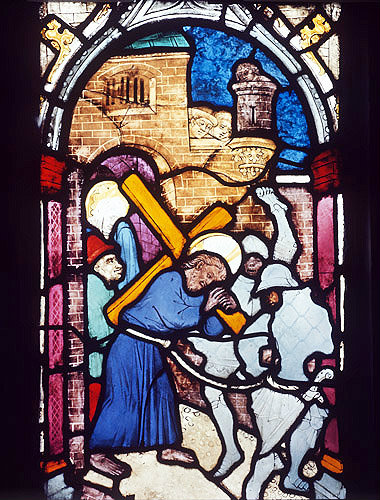 Christ carrying the Cross, fifteenth century, Hans Acker, Besserer Chapel, Ulm Cathedral, Germany