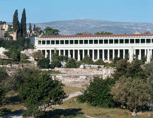 Greece Athens the Stoa of Attalus in the Athenian Agora