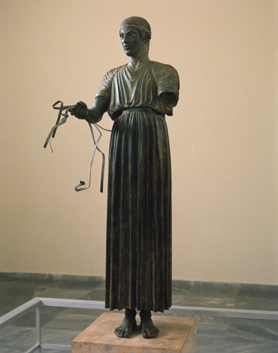 Greece Delphi the Charioteer Bronze 478-474 BC