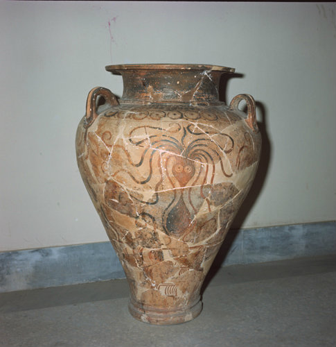 Crete Heraklion Museum Minoan Jar or Pithos