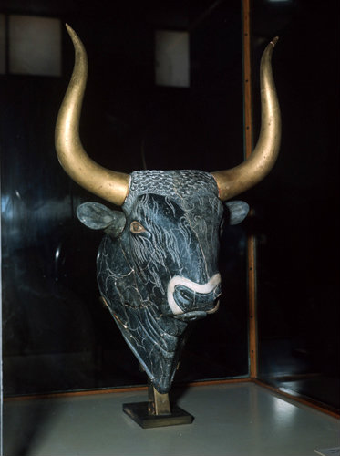 Greece Crete Bull rhyton, Heraklion Museum