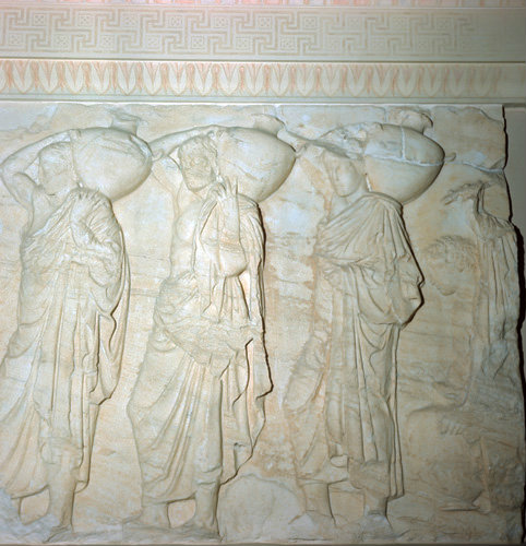 Greece Athens Detail of Panathenaic Procession, Acropolis Museum
