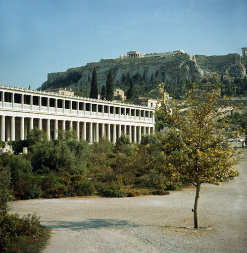 Greece Athens Stoa of Attalus