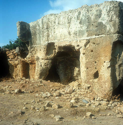 Phalasarna, ancient Greek harbour town, built 333 BC, Crete, Greece