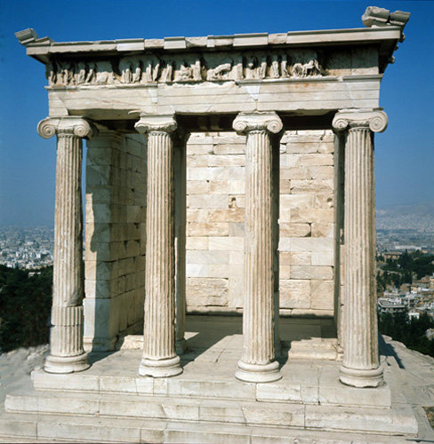 Athens Greece Acropolis the Temple of Athena Nike 5th century BC