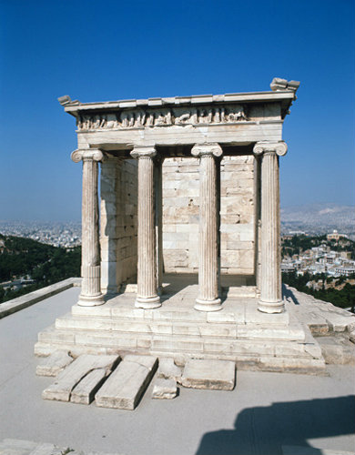 Athens Greece Acropolis the Temple of Athena Nike 5th century BC
