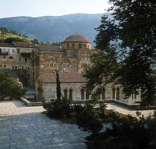 Greece, Monastery of Hosios Loukas founded by St Lukas, the hermit, in 934 AD