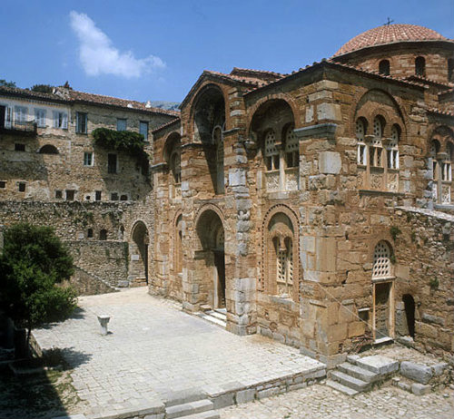 Greece, the Monastery of Hosios Lukas founded by St Lukas in 942 AD