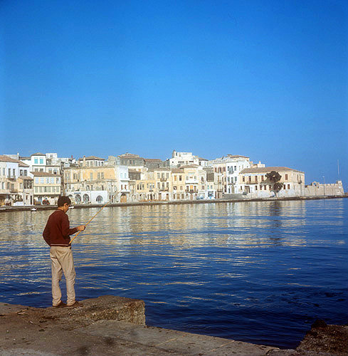 Old harbour, Chania, Crete, Greece