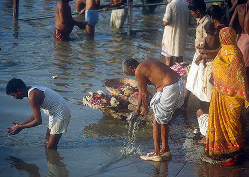 Bathing in the Ganges, Varanasi, India