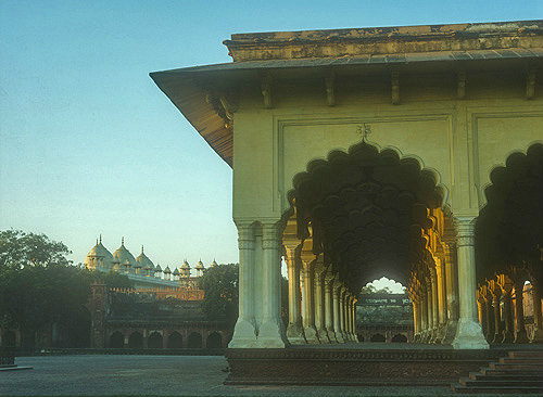 Red Fort, sixteenth century, Diwan-i-am, Agra, India