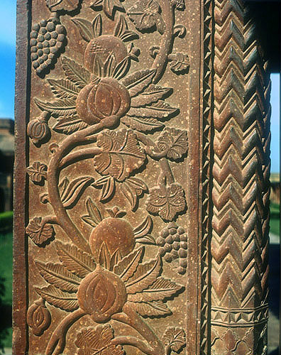 Decorative sculptural detail on sixteenth century Turkish Sultana