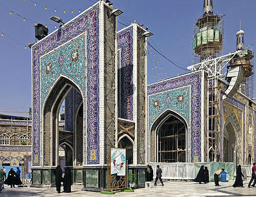 Haram-e Razavi, shrine complex commemorating the martyrdom in AD817 of Shia Islam