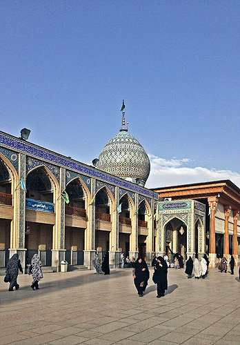 Imamzadeh-ye Ali Ebn-e Hanze, mausoleum of Emir Ali, Shiraz, Iran