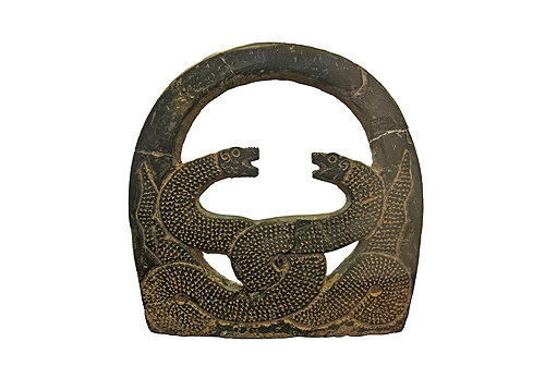 Stone weight with carving of snake, third millennium BC, Azerbaijan Museum, Tabriz, Iran
