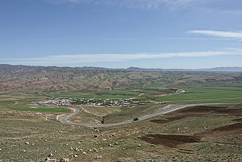 Village between Zanjan and Takht-e Soleyman, Zanjan province, Iran