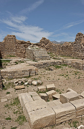 Sassanian throne room, Sassanian complex, dating from third century, Takht-e Soleyman (Throne of Solomon), west Azerbaijan province, Iran