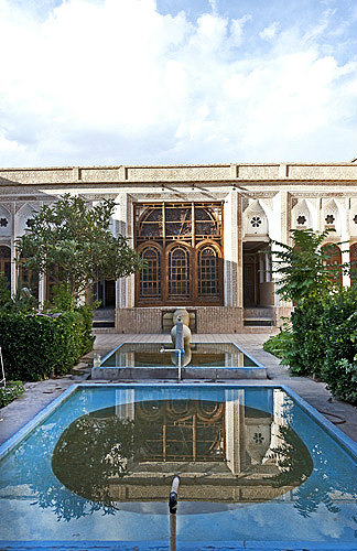 Water Museum, in a large restored house with fine plasterwork and qanats (underground water channels) beneath, Yazd, Iran