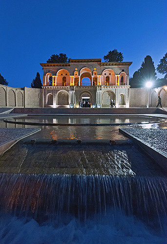 Shah Netmatollah Vali shrine, Sufi mausoleum, Persian  garden, Mahan, Iran