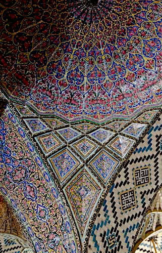 Masjed-e Nasir al-Molk (Nasir al-Mulk Mosque), late nineteenth century, Qajar period, Shiraz, Iran