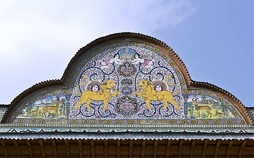 Narenjestan pavilion built in Zahn period late ninteenth century by Mirza Ibrahim Khan, of the Qavam family,late nineteenth century, Shiraz, Iran
