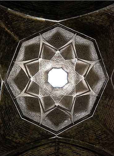 Masjed-e Jameh, Seljuk, oldest mosque in Iran, dome in south east prayer hall, Isfahan, Iran