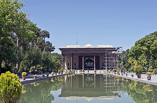 Chehel Sotun, pavilion, reception hall, completed by 1646, built by Shah Abbas II, Isfahan, Iran