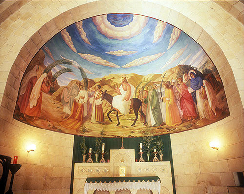 Entry into Jerusalem, Church of Bethphage, Israel