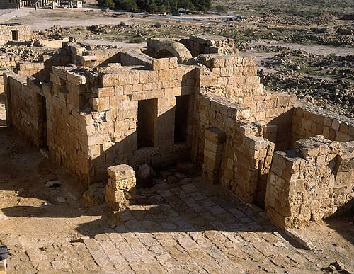 Late Nabataean palace, Mamshit in the Negev, Israel