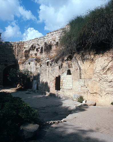 Israel, Jerusalem, the exterior of the Garden Tomb