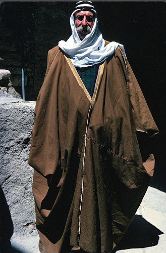 Israel, Bethlehem, an Arab in traditional dress