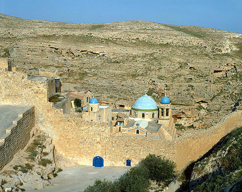 Israel, Mar Saba, Greek Orthodox Monastery, south east of Jerusalem