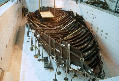 Israel, ancient boat discovered January 1986 on shore of the Sea of Galilee dating from first century BC