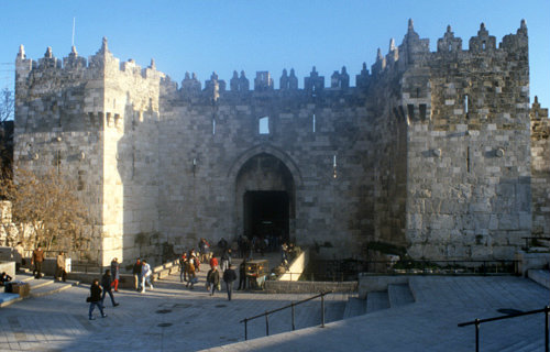 Israel, Jerusalem, the Damascus Gate in the Northern Wall