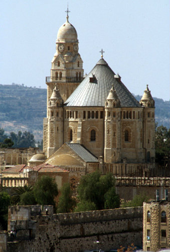 Israel, Jerusalem, Dormition Abbey on Mount Zion